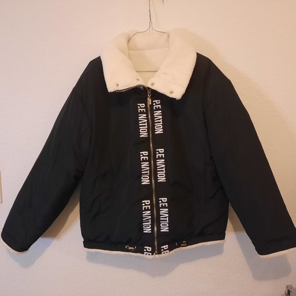 P.E. Nation Reversible warm bomber Jacket Size  S